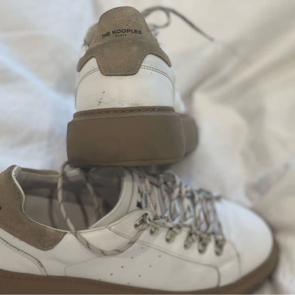 The Kooples Mens White Sneakers Low Top - Picture 5 of 5